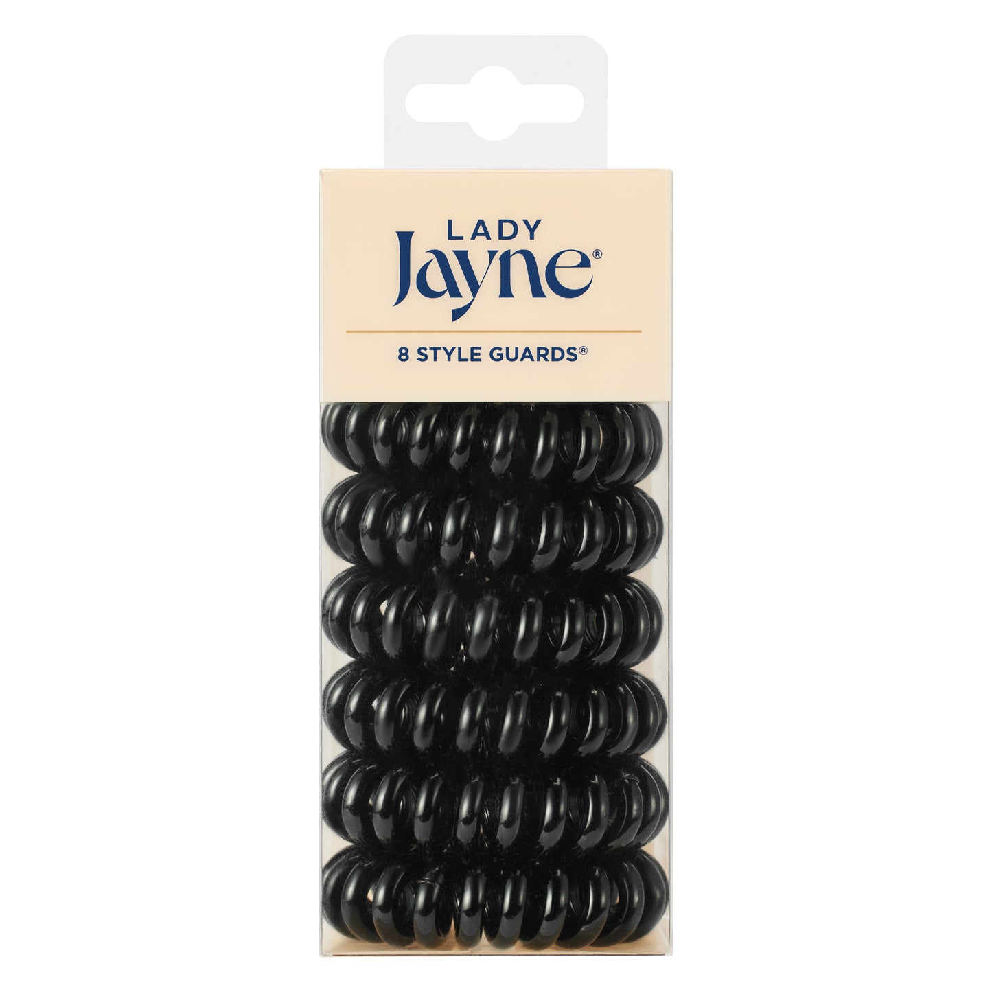 Style Guards Kink Free Spirals Black 8pk