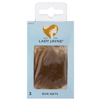 Light Brown Bun Nets 3 Pack