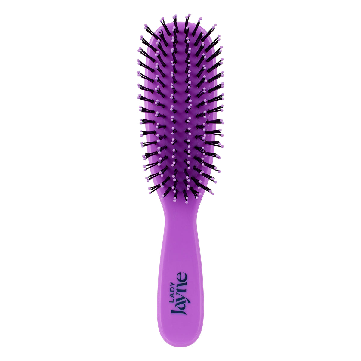 Smooth & Knotless Detangling Hair Brush Small in use