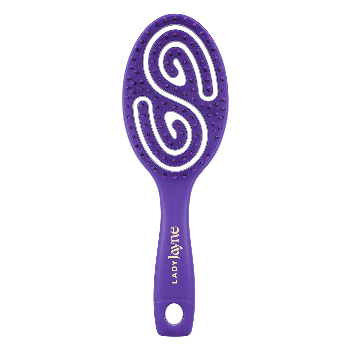 Flexi-Glide Small Detangling Hair Brush in use