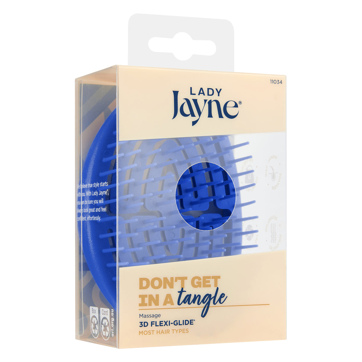 3D Flexi-Glide Detangling & Scalp Brush