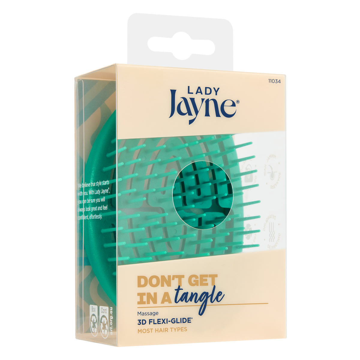 3D Flexi-Glide Detangling & Scalp Brush