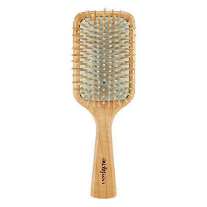 Stimulate & Detangle Paddle Hair Brush, Medium Long, Normal to Thick Hair in use