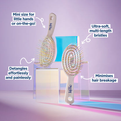 GemTip Rainbow Small Detangling Hair Brush