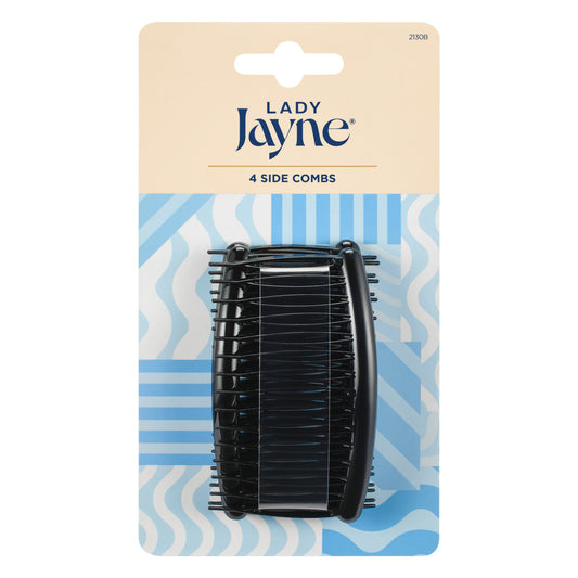 Black Side Combs - 4 Pk