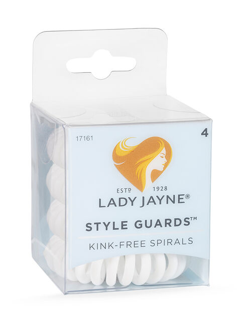 Style Guards White Kink Free Spirals - 4pk