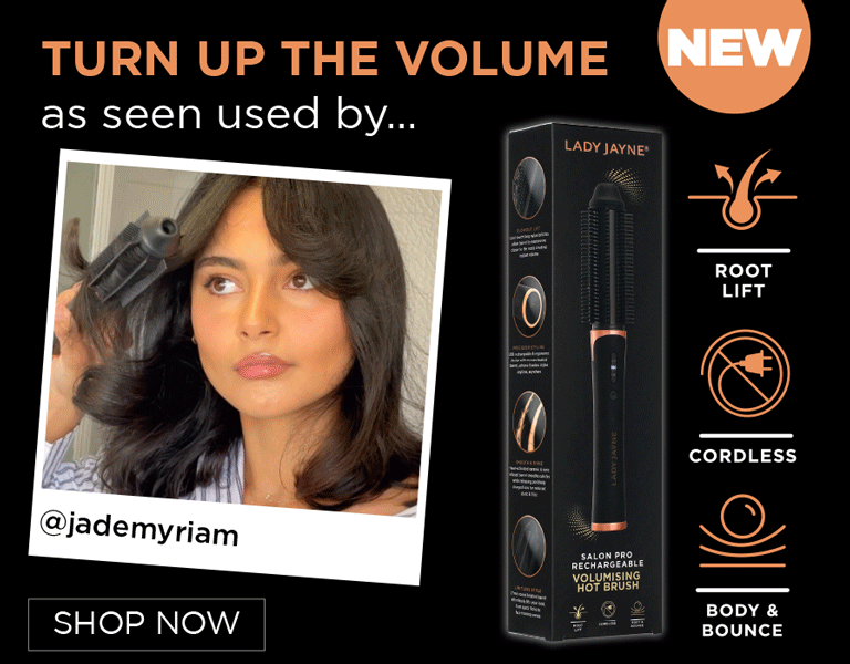 Turn up the Volume with Lady Jayne Rechargeable Volumising Hot Brush